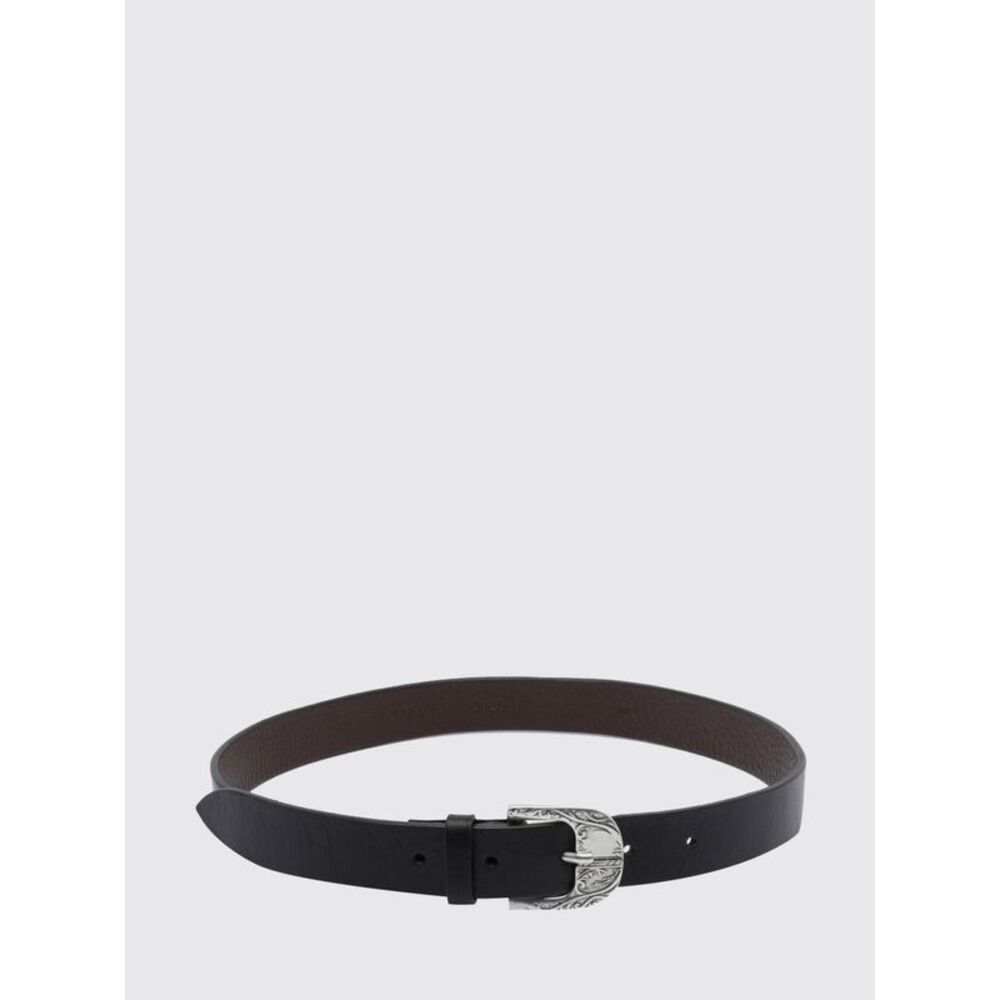 Orciani Women Orciani Western-Style Calf Leather Belt With Adjustable Buckle